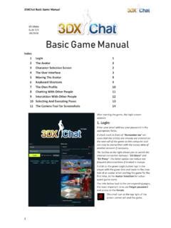 Basic Game Manual.